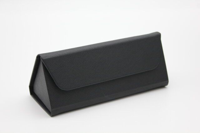 ダイソー 折りたたみメガネケース 使用例 自立