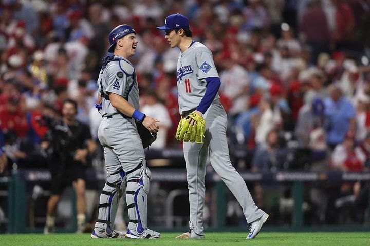 ウィル・スミス、佐々木朗希（C）ロイター