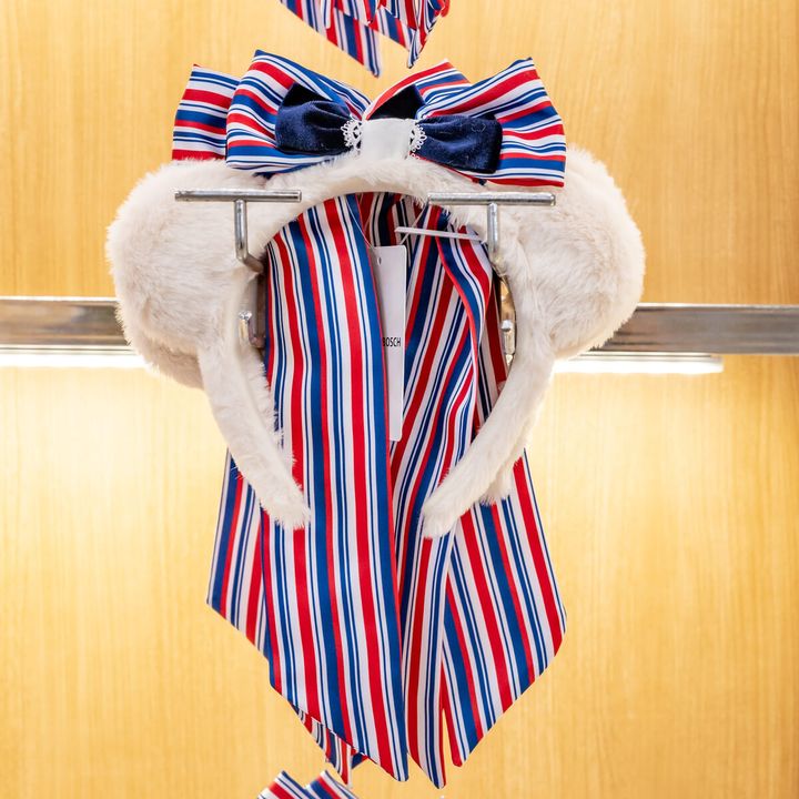 カチューシャリボンベア（レッド）