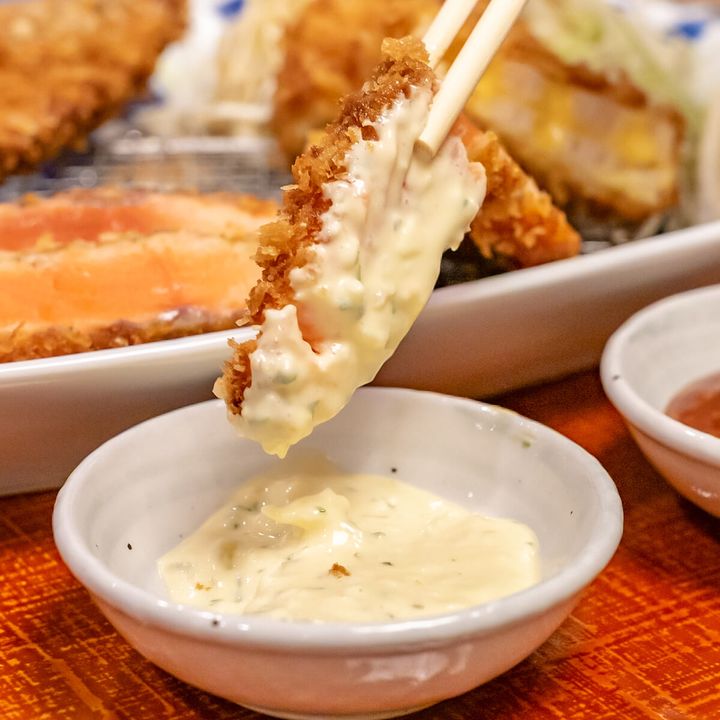 そのぎんサーモンのレアカツ2