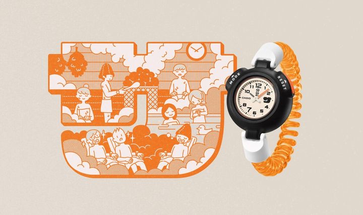 クラウドファンディングで約2,200台を9分ほどで完売！ カシオ計算機が手掛ける100℃のサウナで使えるサウナー専用腕時計“サ時計”の一般販売開始。