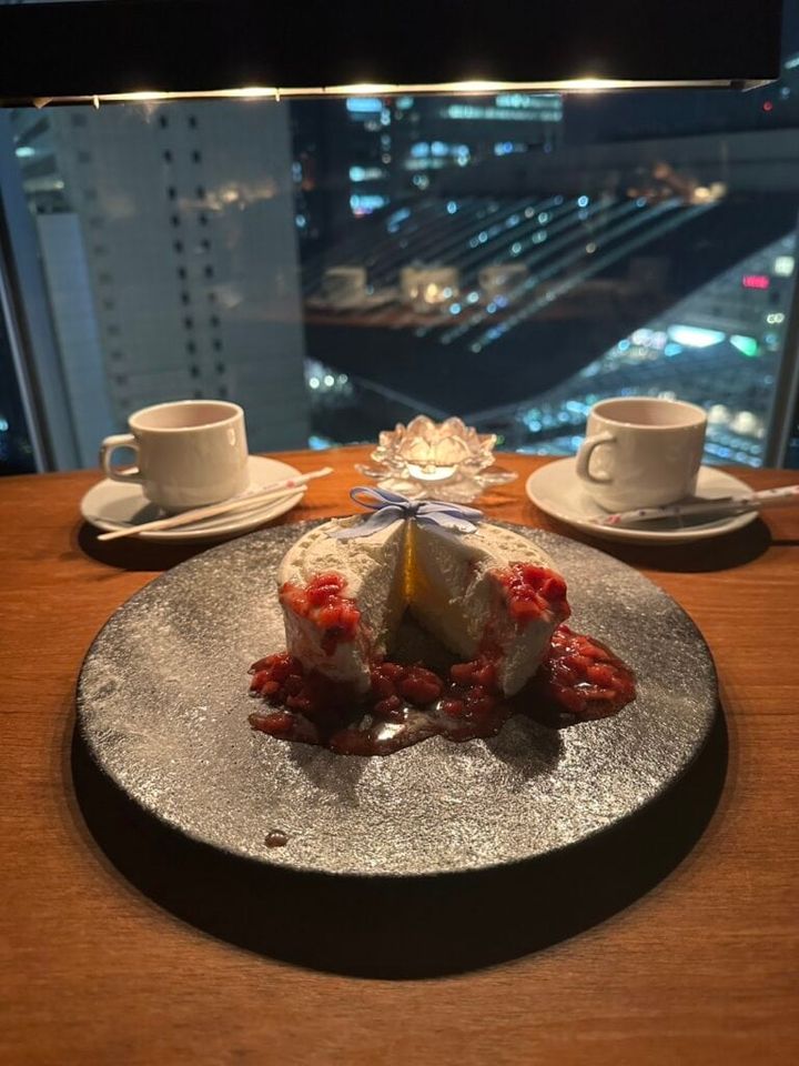 レストラン「梅田ブルーバード」のデザート