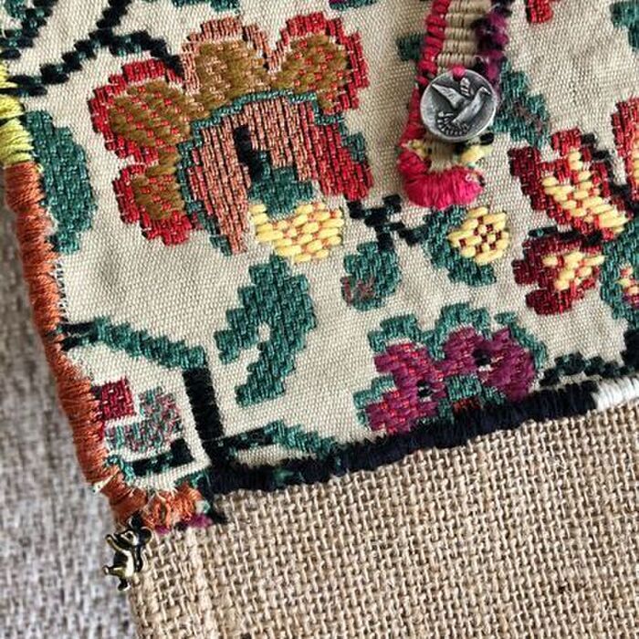 【無印良品】シンプルなジュートバッグがおしゃれに大変身！今すぐマネしたい簡単リメイク♡