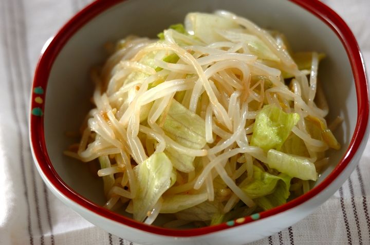 モヤシとレタスのナムル