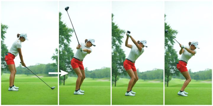 原英莉花のドライバースイングを解説！女子プロが教えます 