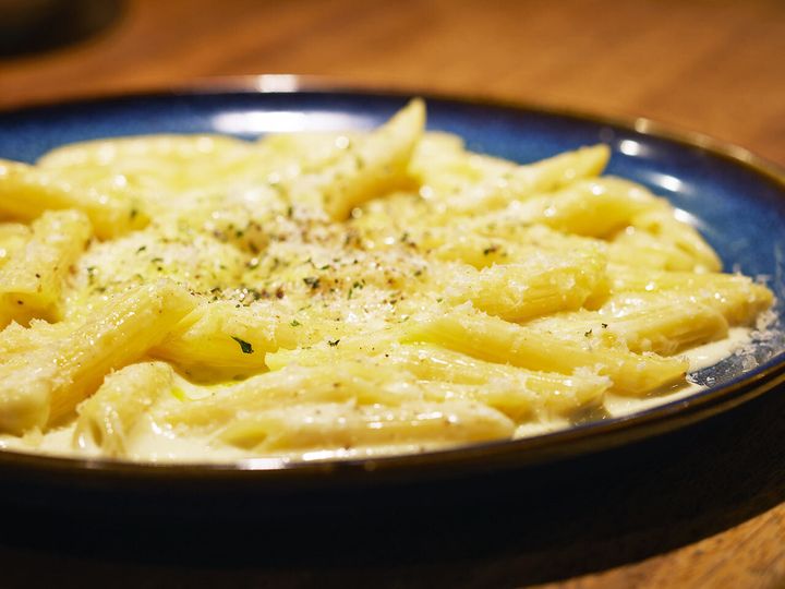 溝の口『BACARO』の「ペンネゴルゴンゾーラ」