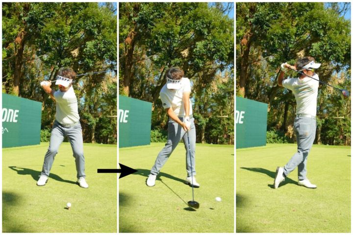 男子プロが”ドッグレッグホール”の攻略法を解説！「よく見てほしいのが…」