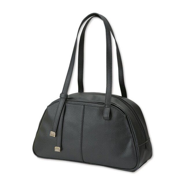 2025秋冬しまむらコラボ黒ボストンバッグ