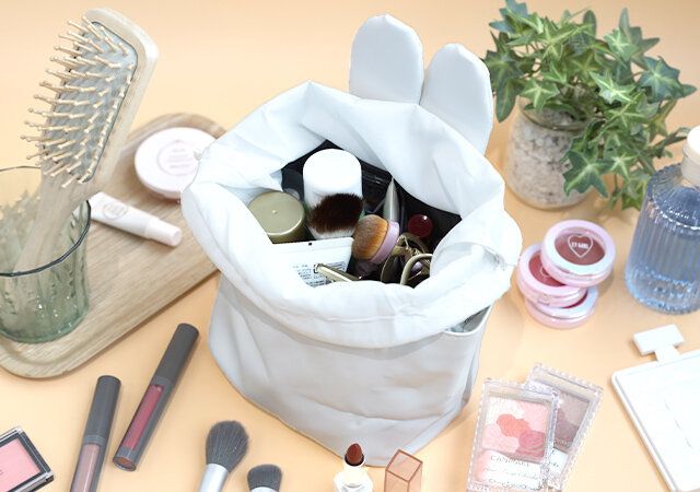 miffy［ミッフィー］自立するフェイス巾着ポーチ