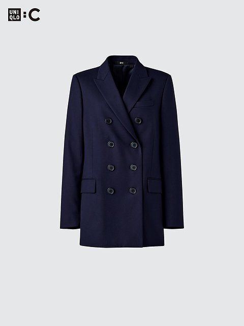 ユニクロのダブルテーラードジャケット