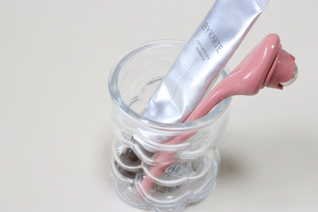 セリアのもこもこグラス6