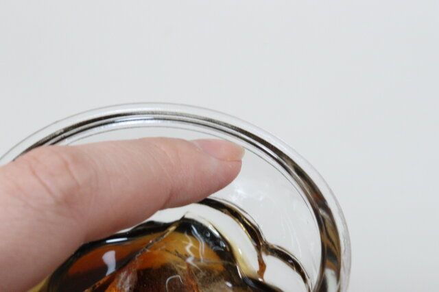 セリアのもこもこグラス5