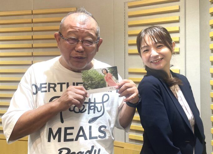 笑福亭鶴瓶、箱崎みどりアナウンサー