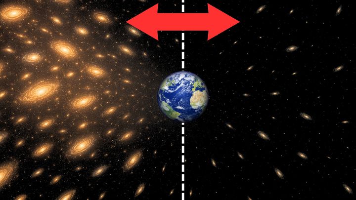 宇宙は均一ではなく奇妙な傾きがあるようだ