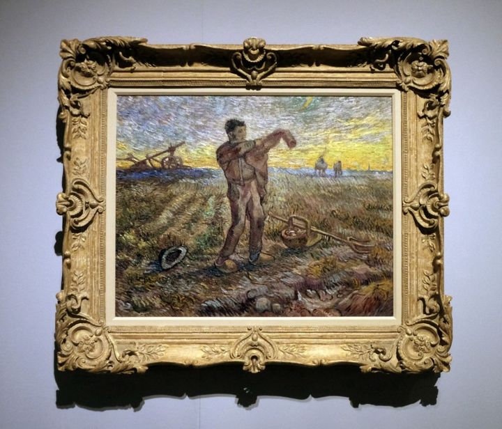 フィンセント・ファン・ゴッホ《一日の終り（ミレーによる）》1889年11月 メナード美術館