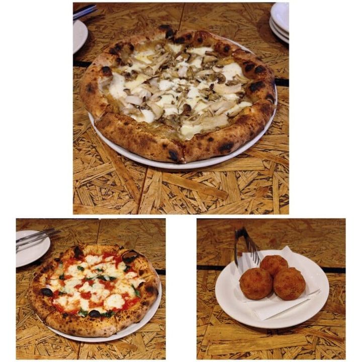 eoeのピザとライスコロッケ