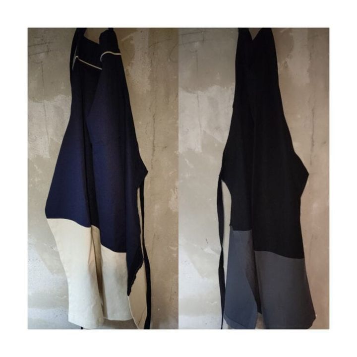 作ったエプロン