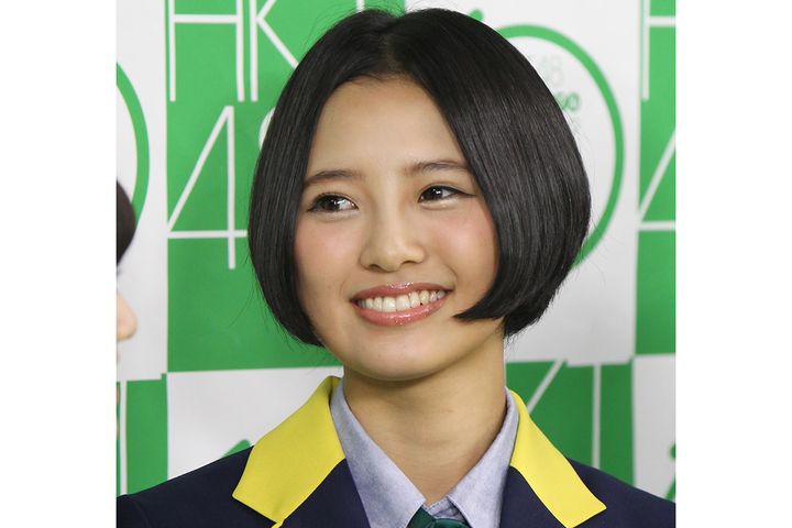 この頃もとってもかわいい！当時16歳、元HKT48メンバーの兒玉遥さん（2013年8月26日、時事）