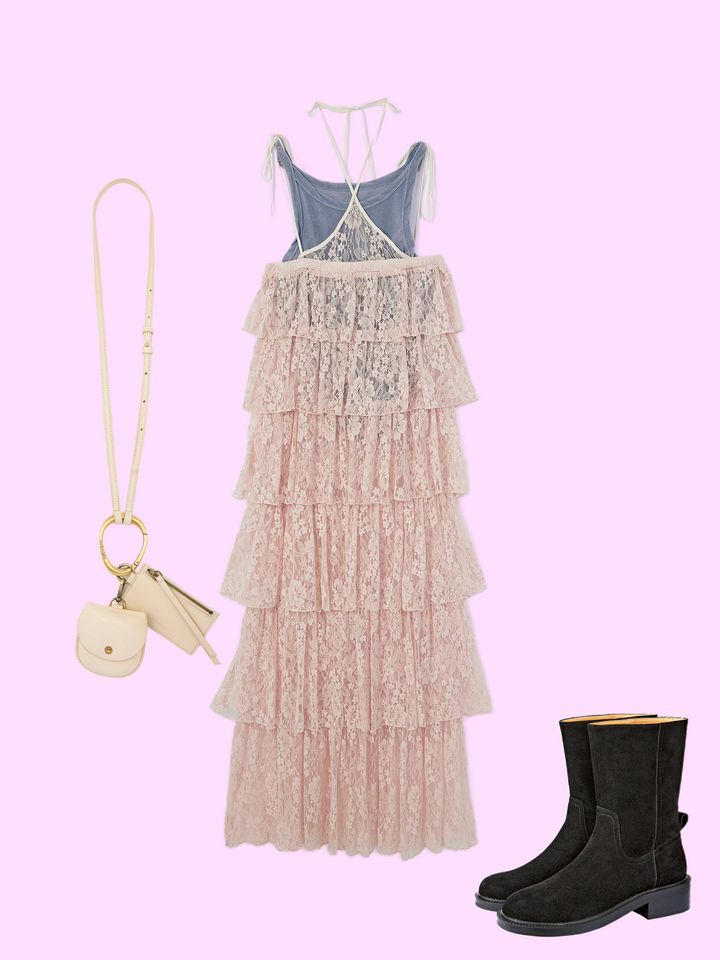 あざと可愛いワンピースコーデ