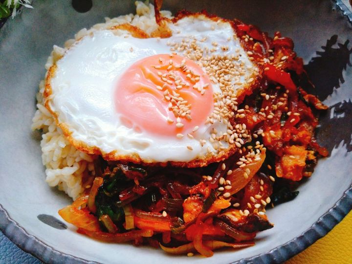 チャプチェ丼 1人分