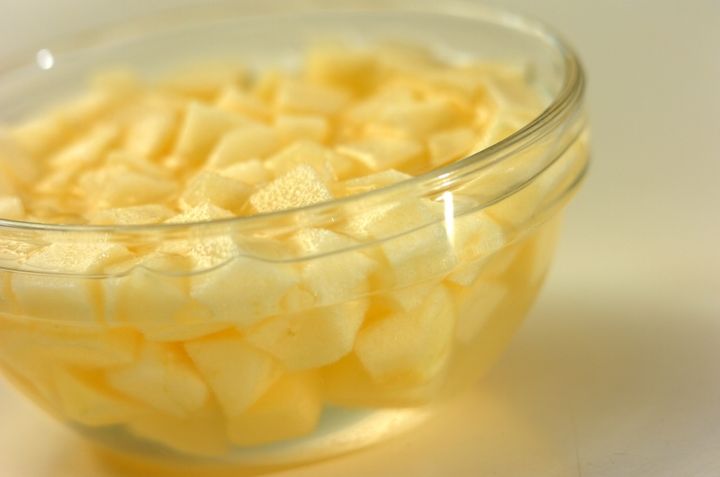 秋のサラダの下準備2