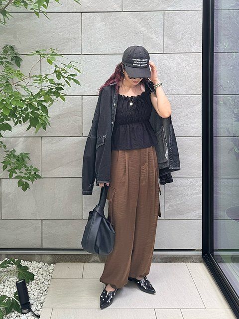 デニムジャケットコーデ2