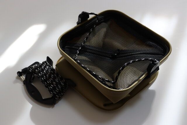 ダイソーの釣り用活かしバケツ