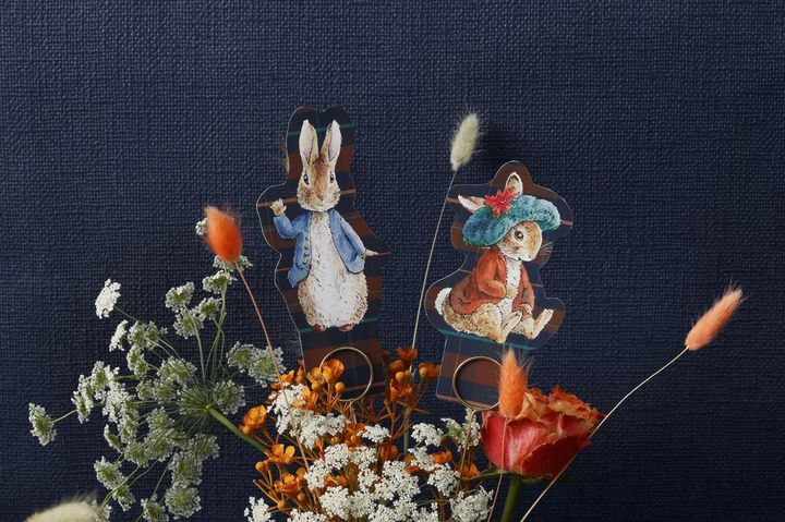 装花とともにキャラクターのフラワーピックも持ち帰れる「ハロウィン装飾付きプラン」／BEATRIX POTTER™(C) Frederick Warne & Co.,2025