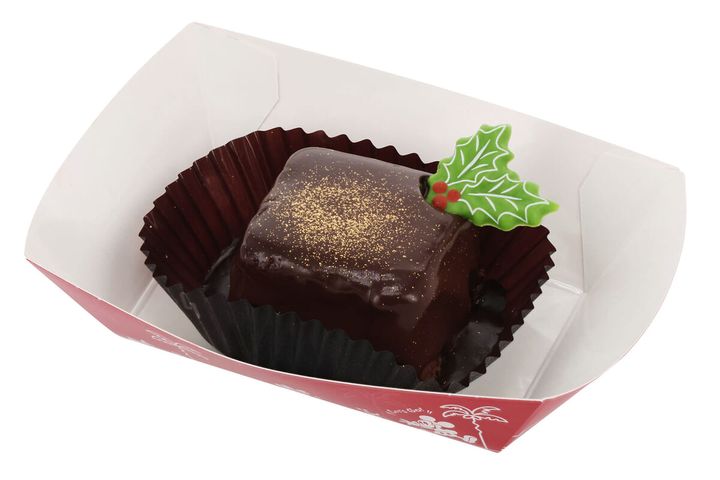 東京ディズニーリゾート“ディズニー・クリスマス2025”チョコレートケーキ(ナッツ入り)、スーベニアプレート付き2