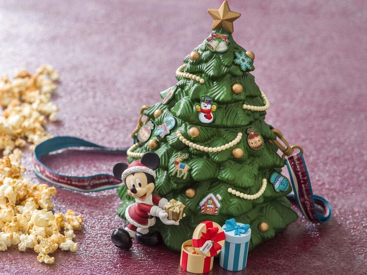 ディズニー　ポップコーンバケット　クリスマスツリー かわいいツリーモチーフ！東京ディズニーリゾート“ディズニー