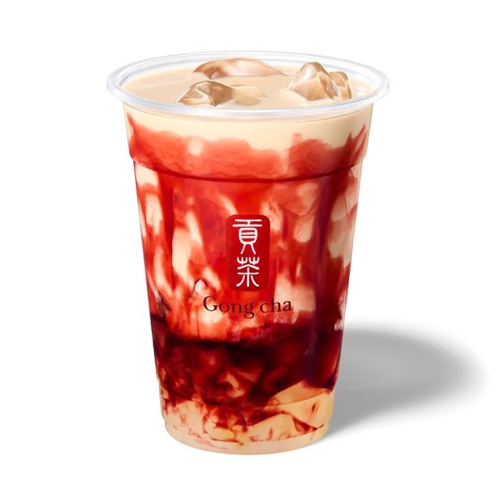 「りんごとクランベリー ミルクティー（ICED/M）」650 円