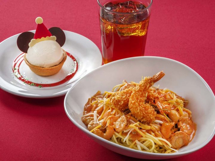 東京ディズニーランド／プラザパビリオン・レストラン“ディズニー・クリスマス2025”スペシャルパスタセット