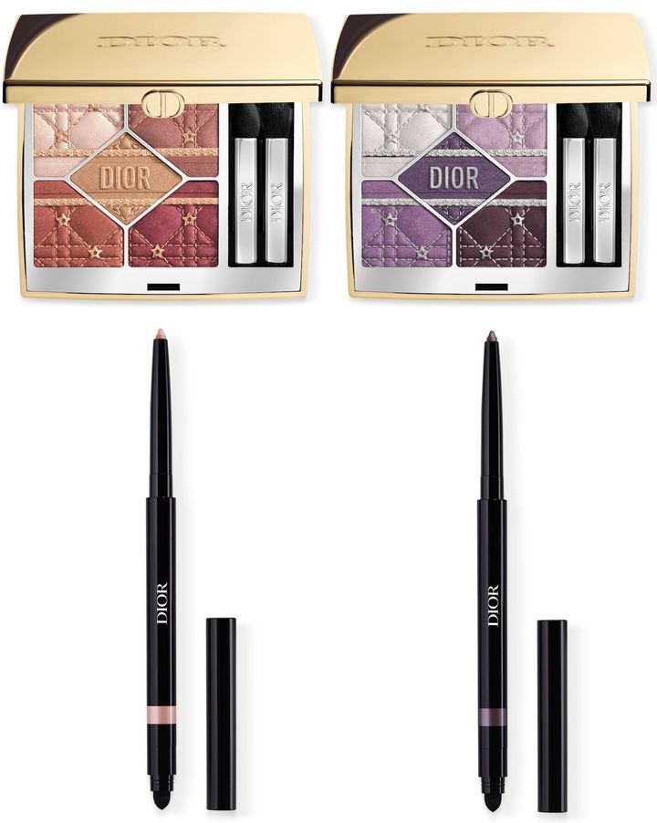 〈上左から〉ディオールショウ サンク クルール 636、912 各￥10,010 〈下左から〉ディオールショウ スティロ ウォータープルーフ 951、187 各￥4,510（すべて10月14日より一部店舗先行、10月31日より全国限定発売予定）