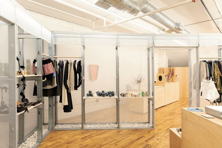 ニューヨークのforecastの店内