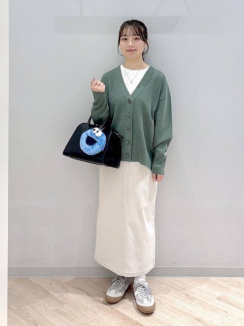 グローバルワークのイージーケアコーデュロイスカート