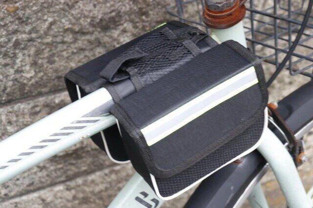 ダイソー 自転車用ダブルバッグ（トップチューブ用）