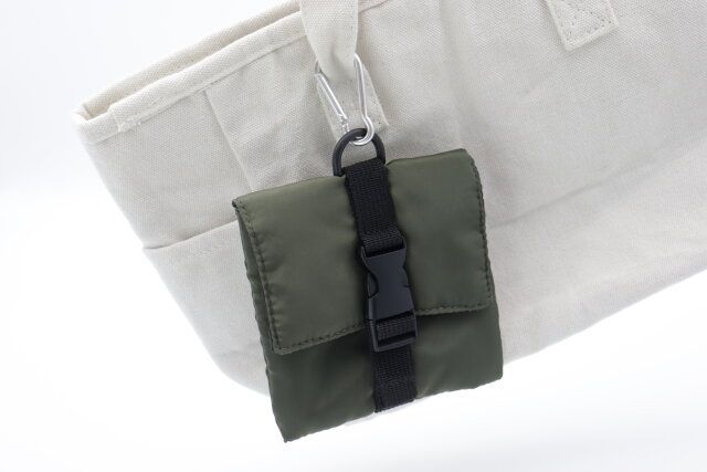 中わたスクエアマルチポーチ 持ち運び