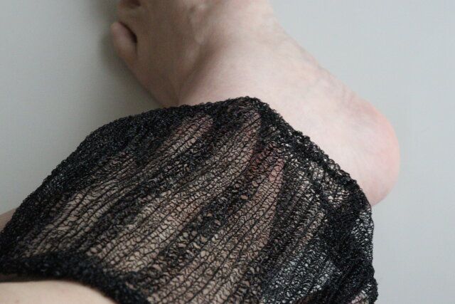 セリアのからだ洗いミトン ハード4