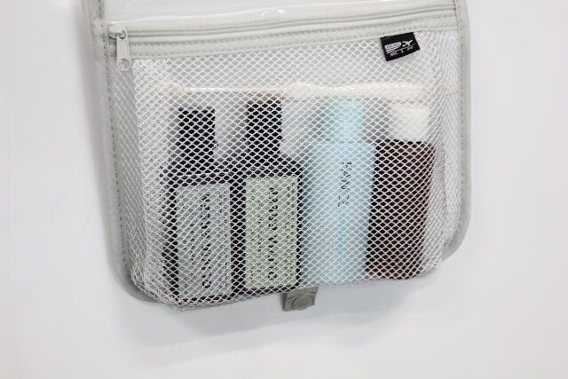 ダイソー トラベル吊り下げポーチ メッシュ