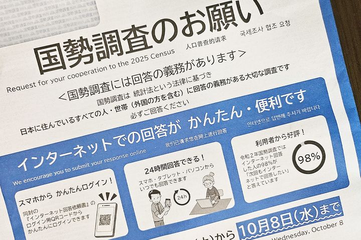 国勢調査のイメージ