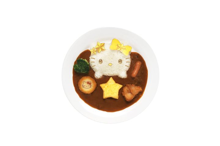 ハローキティの星に願いを☆オムレツカレー