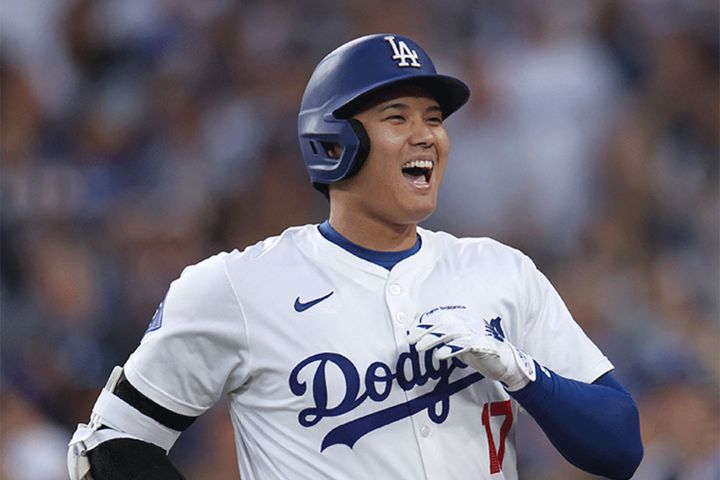 大谷翔平さん（2024年08月28日、時事通信フォト）