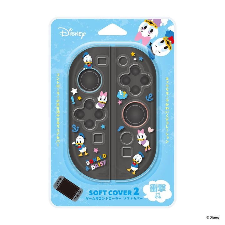 ディズニー「SWITCH2対応 TPUソフトカバー」ドナルド＆デイジー（パッケージ）