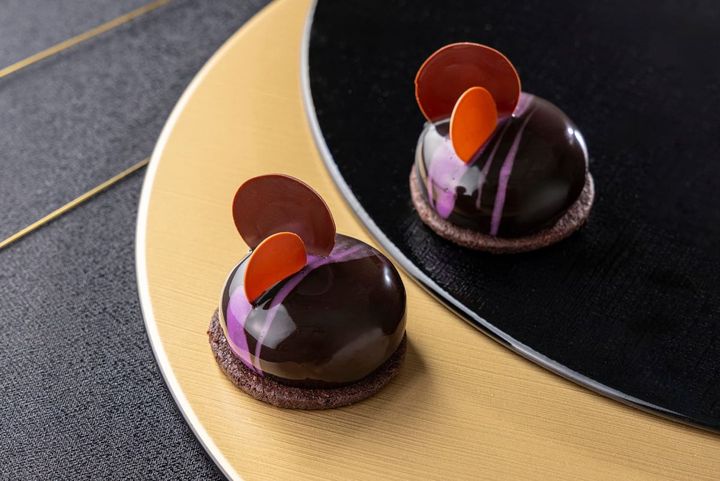 ブラックベリーティーチョコレートムース