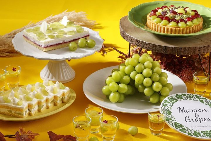 ぶどうの女王「シャインマスカット」が贅沢に味わえるスイーツ