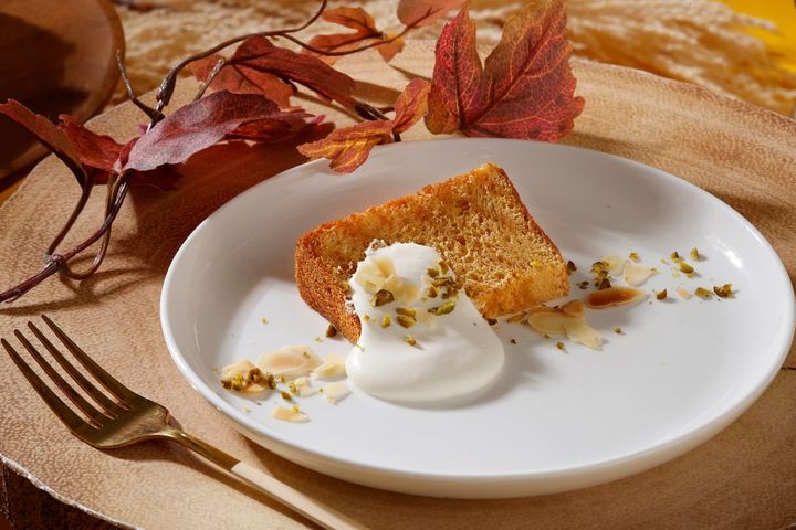 キャラメルシフォンケーキ（スペシャルディッシュ）