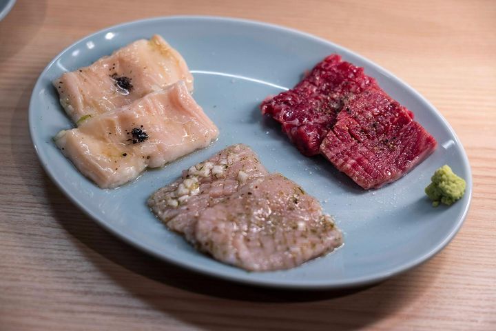 ホルモン3種盛り