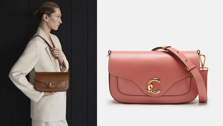 画像: （左）コチネッレ C-ME ミディアム（ベットゥッラ）、（右）コチネッレ C-ME カーフ ミディアム（ピンキークレイ）各¥68,200