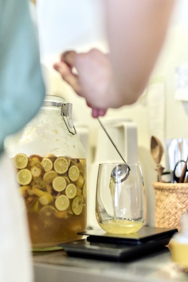 自家製ドリンク「RONMADORソーダ」2