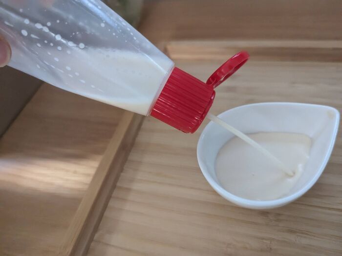 残りわずかな「マヨネーズ」を最後の一滴まで使い切る裏ワザ。こりゃ完璧だ♡